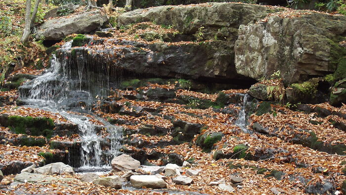 Small Falls Near The The Francis Walter Dam In White Haven, Pa