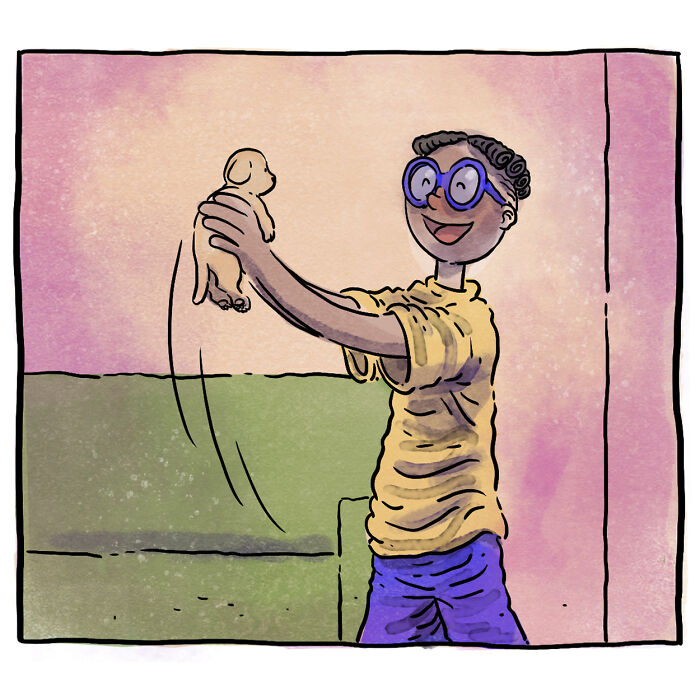 Artist Creates Heartfelt Comics About Life With A New Dog Without Using A Single Word (5 New Stories) Artist Creates Heartfelt Comics About Life With A New Dog Without Using A Single Word (5 New Stories)