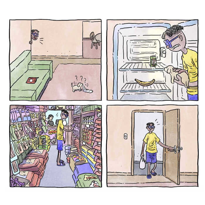 Artist Creates Heartfelt Comics About Life With A New Dog Without Using A Single Word (5 New Stories) Artist Creates Heartfelt Comics About Life With A New Dog Without Using A Single Word (5 New Stories)