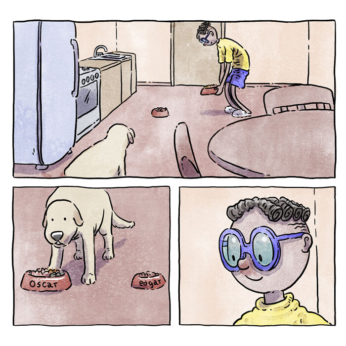 Artist Creates Heartfelt Comics About Life With A New Dog Without Using A Single Word (5 New Stories) Artist Creates Heartfelt Comics About Life With A New Dog Without Using A Single Word (5 New Stories)