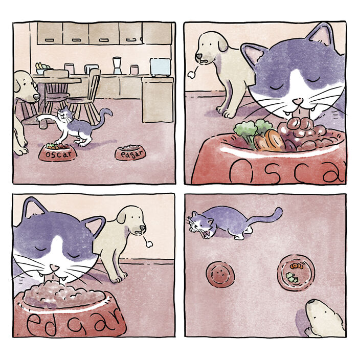 Artist Creates Heartfelt Comics About Life With A New Dog Without Using A Single Word (5 New Stories) Artist Creates Heartfelt Comics About Life With A New Dog Without Using A Single Word (5 New Stories)