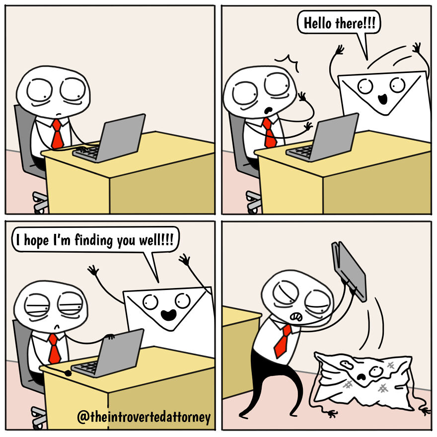 25 Comics Drawn By A Disgruntled Lawyer That Anyone With A Corporate Job Can Relate To
