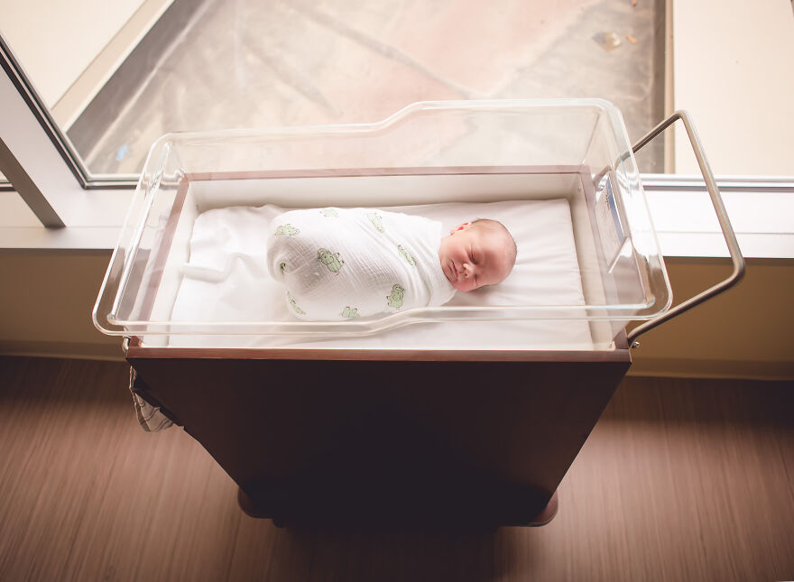 A photograph of a newborn