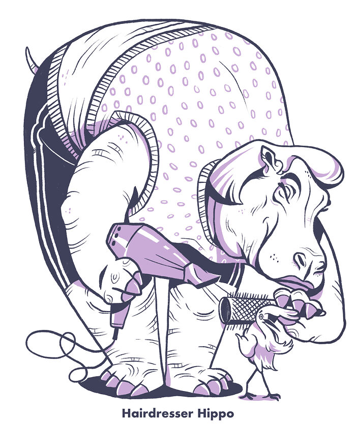 Hairdresser Hippo