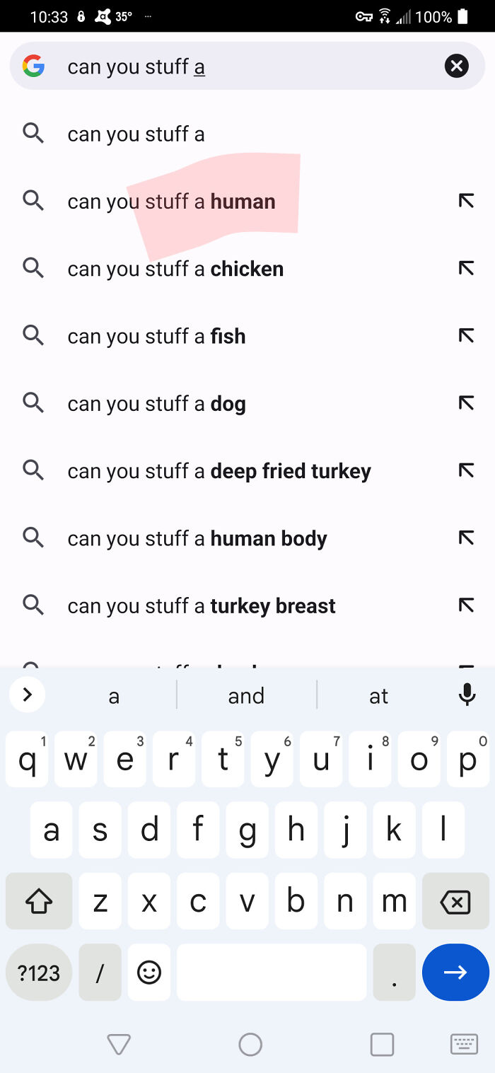 Verifying That You Can Stuff The Turkey The Night Before. Got This