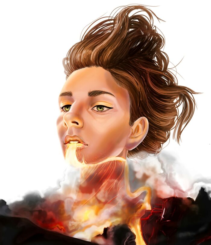 Did This One In August, It Was My Most Recent "Serious" Artwork. I Made It To Be Used As My Phone's Background