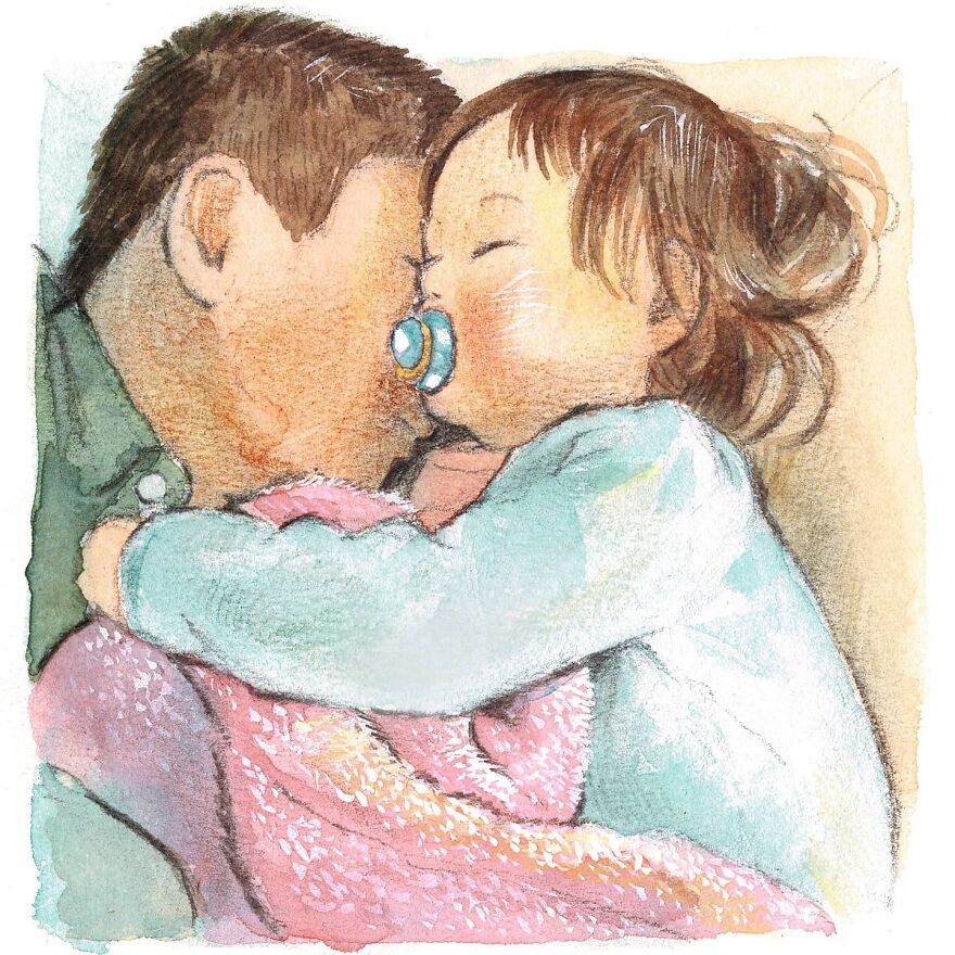 Japanese Artist Draws The Simplicity And Warmth Of People In Their Everyday Lives