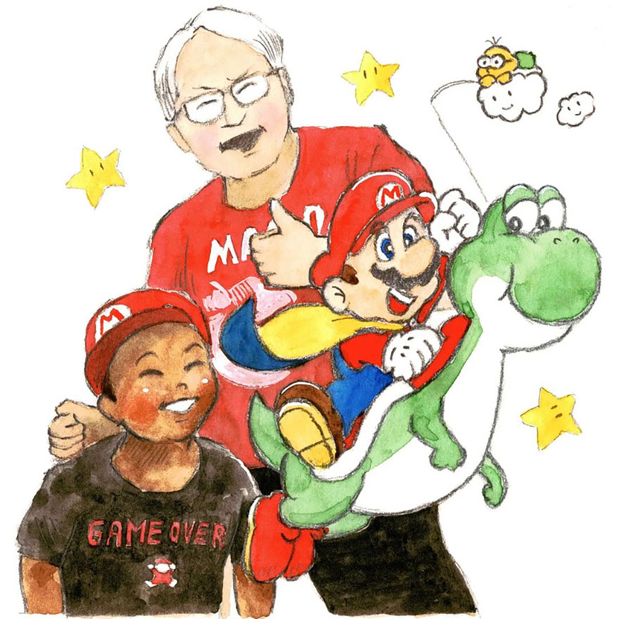 Japanese Artist Draws The Simplicity And Warmth Of People In Their Everyday Lives