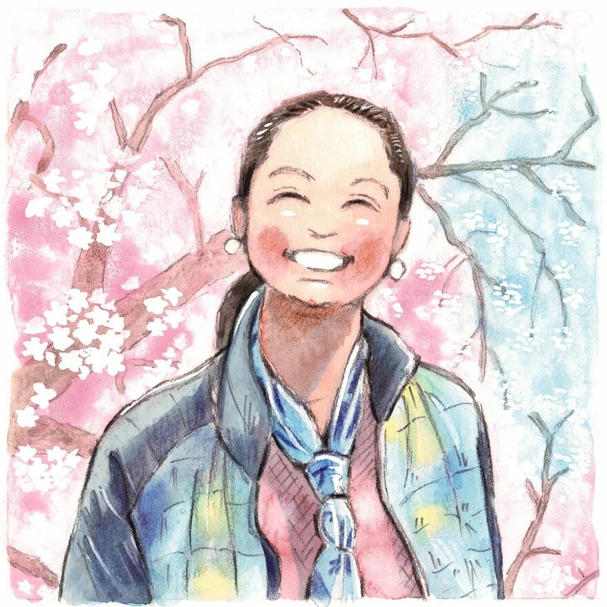 Japanese Artist Draws The Simplicity And Warmth Of People In Their Everyday Lives