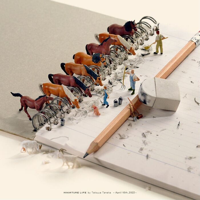 Meet The Small And Creative World Of Artist Tatsuya Tanaka (New Pics)