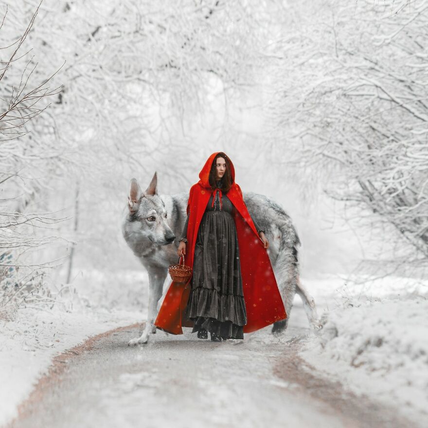 Photographer Creates Images To Highlight The Strong Bond Between Humans And Animals (44 Pics)