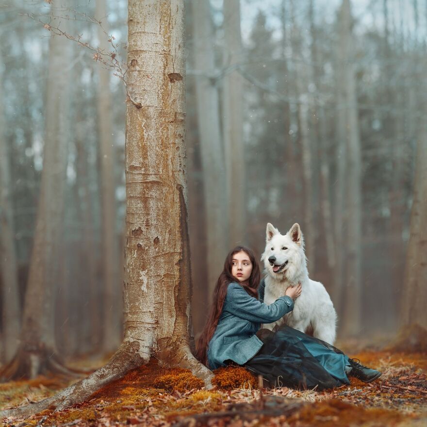 Photographer Creates Images To Highlight The Strong Bond Between Humans And Animals (44 Pics)