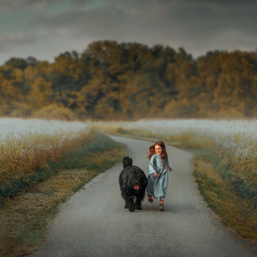 Photographer Creates Images To Highlight The Strong Bond Between Humans And Animals (44 Pics)