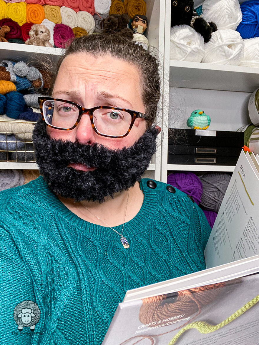 I Made This Realistic Beard With Crochet! I Made This Realistic Beard With Crochet!