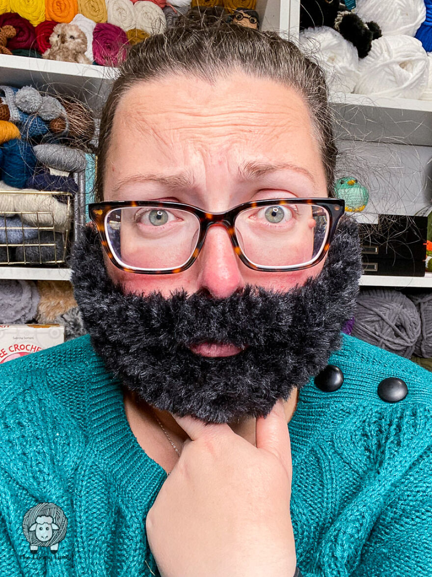 I Made This Realistic Beard With Crochet! I Made This Realistic Beard With Crochet!