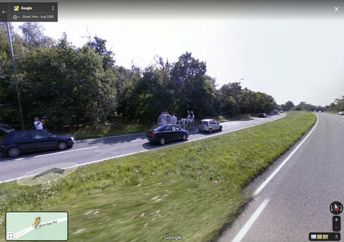 A Horse And Carriage