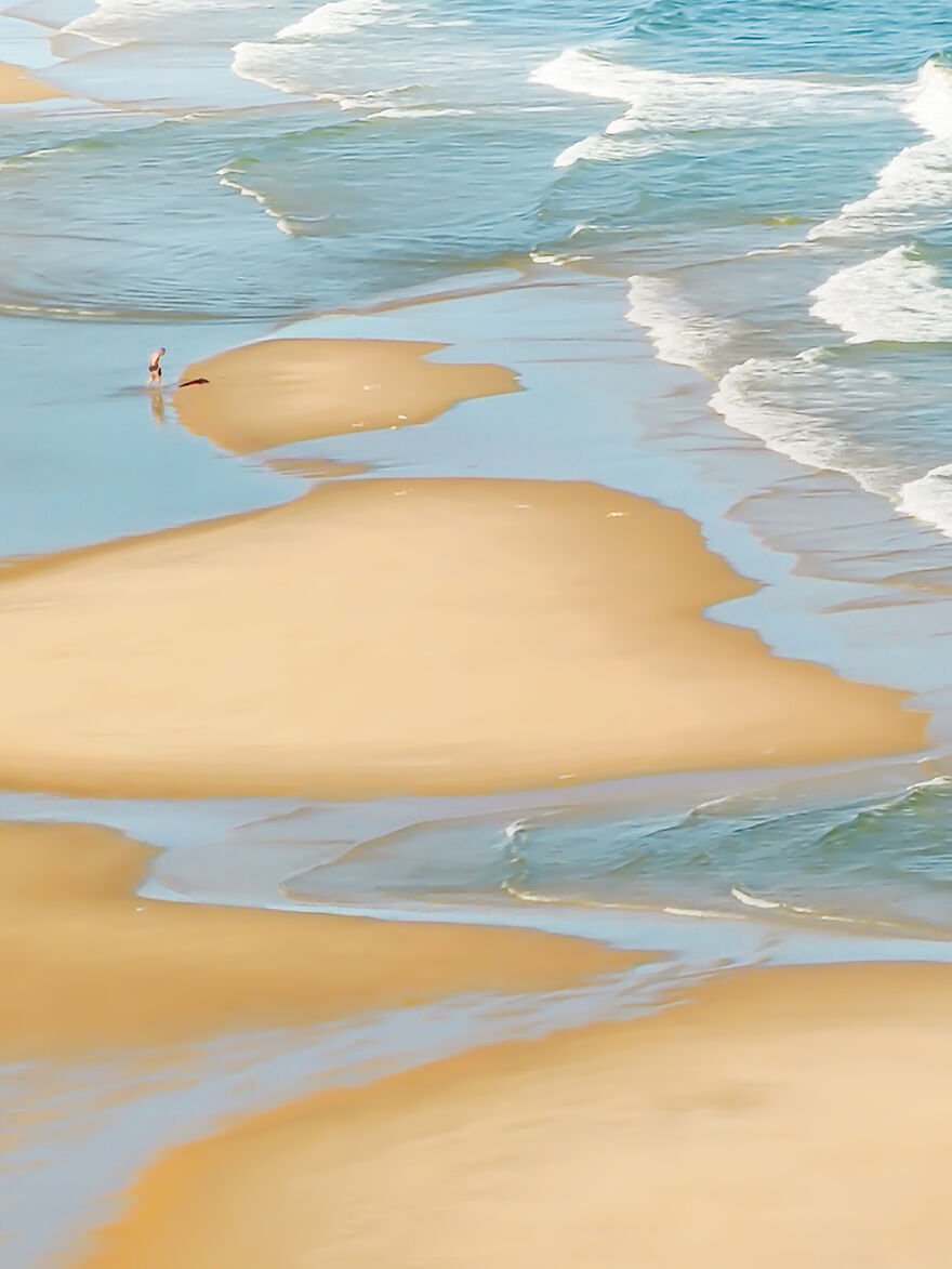Water / Snow / Ice, 1st Place: On The Beach By Junbiao Cai