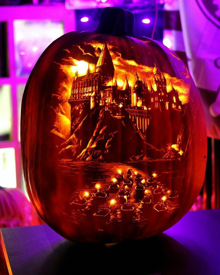 This Artist Takes Pumpkin Carving To Another Level And It's Scarily Good