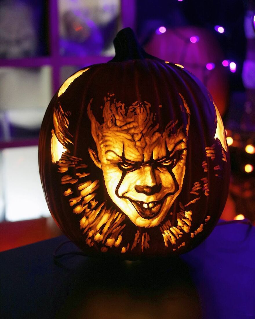 This Artist Takes Pumpkin Carving To Another Level And It's Scarily Good