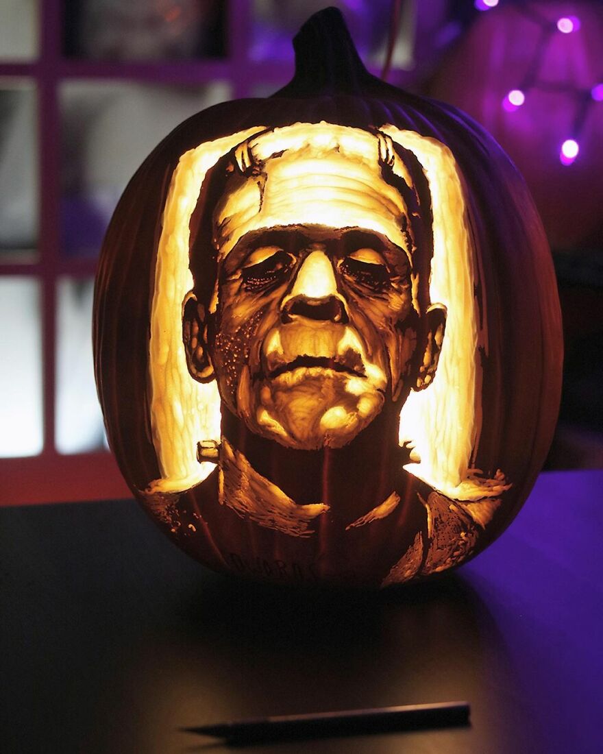 This Artist Takes Pumpkin Carving To Another Level And It's Scarily Good