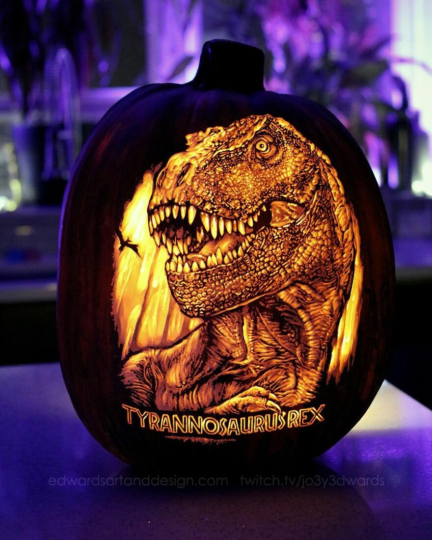 This Artist Takes Pumpkin Carving To Another Level And It's Scarily Good