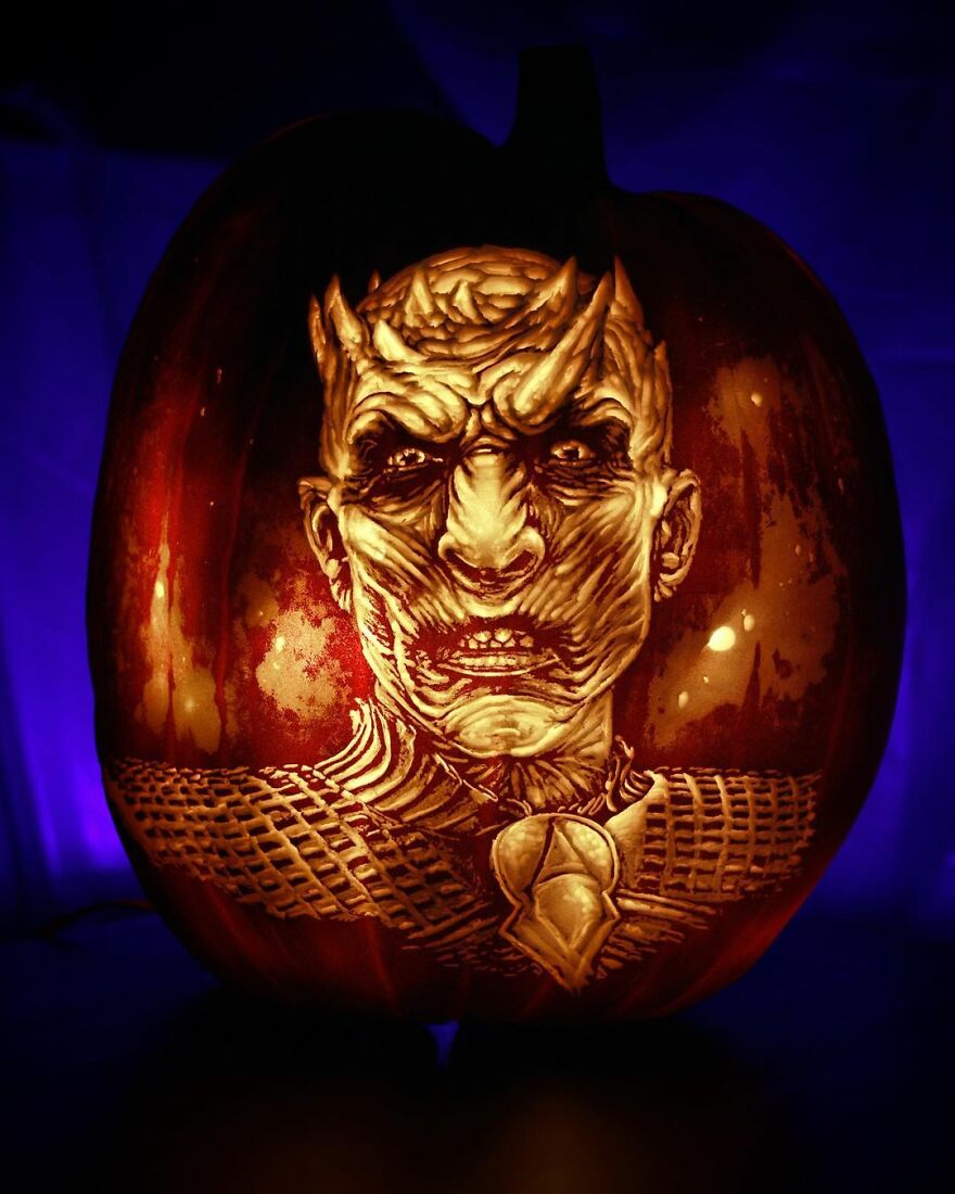 This Artist Takes Pumpkin Carving To Another Level And It's Scarily Good