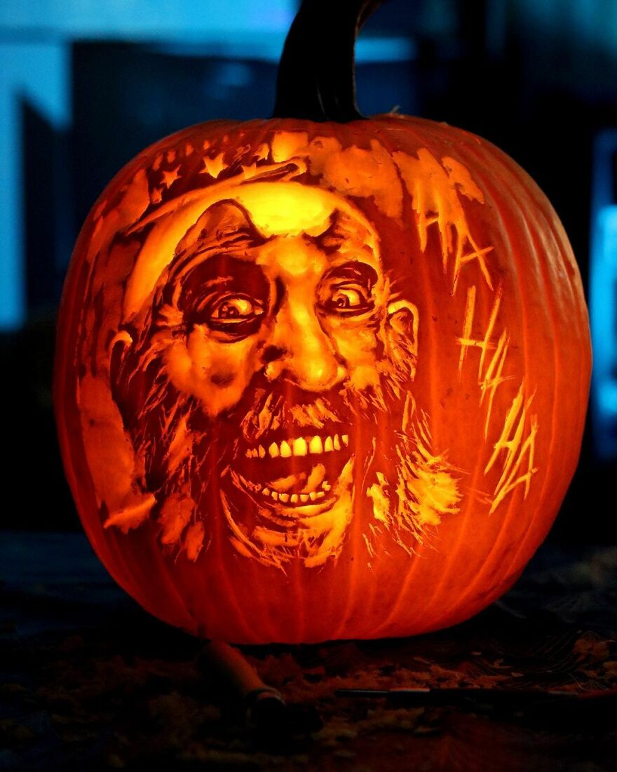 This Artist Takes Pumpkin Carving To Another Level And It's Scarily Good