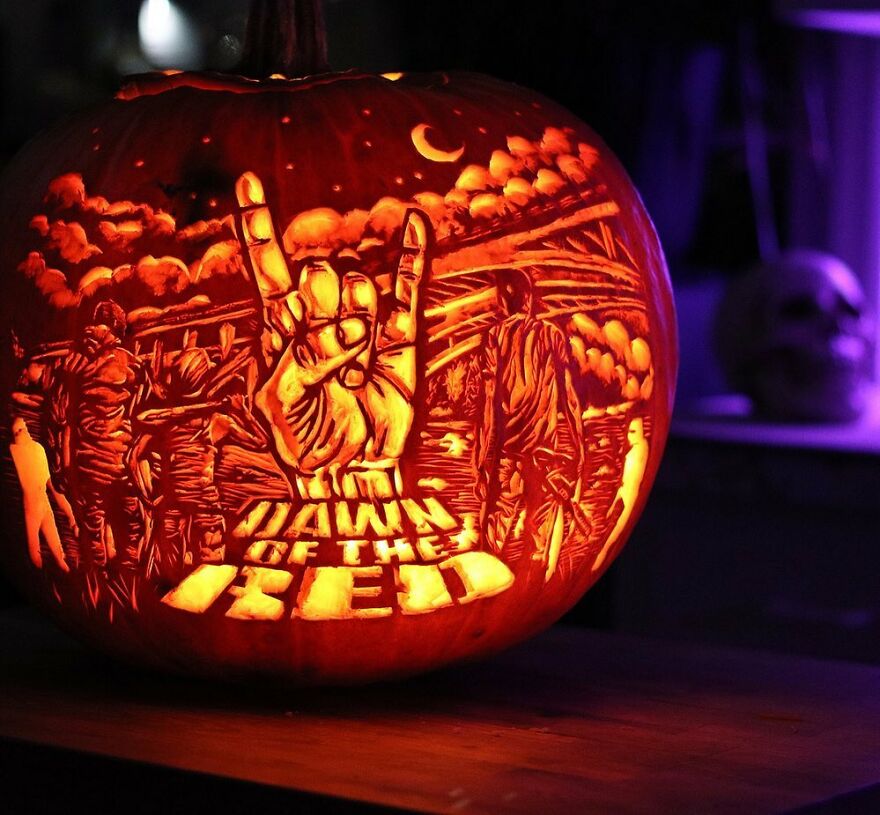 This Artist Takes Pumpkin Carving To Another Level And It's Scarily Good