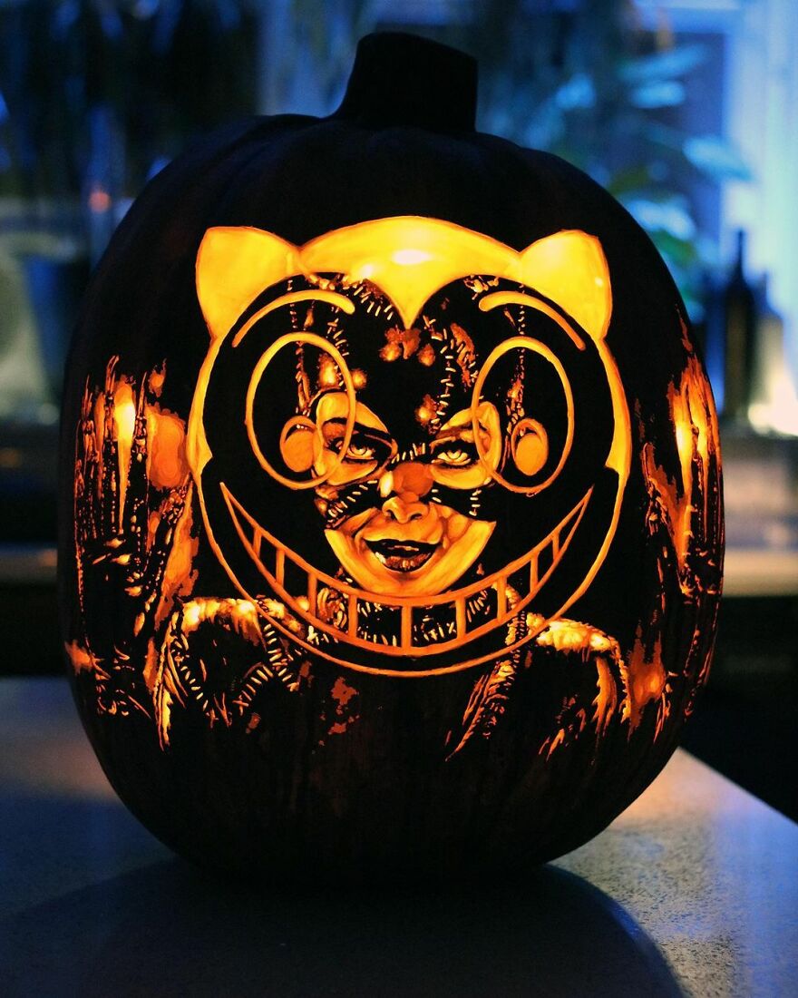 This Artist Takes Pumpkin Carving To Another Level And It's Scarily Good