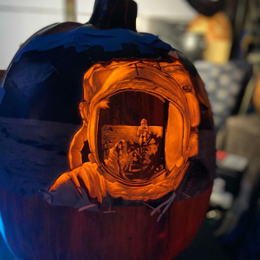 This Artist Takes Pumpkin Carving To Another Level And It's Scarily Good