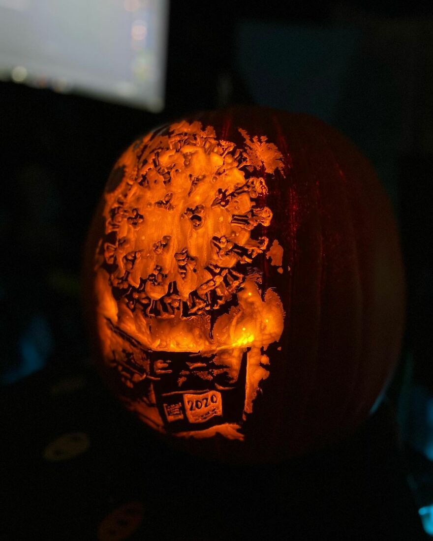 This Artist Takes Pumpkin Carving To Another Level And It's Scarily Good