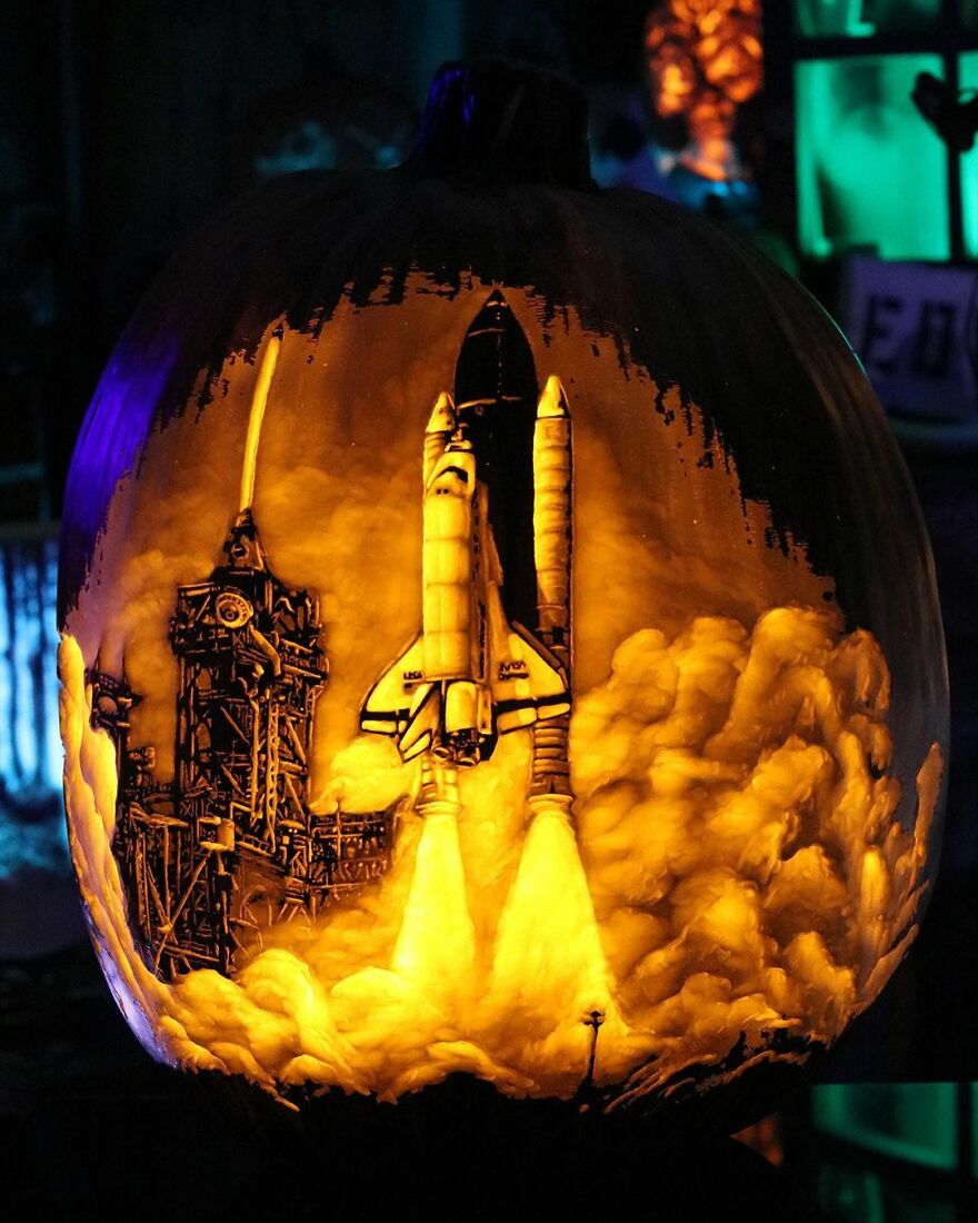 This Artist Takes Pumpkin Carving To Another Level And It's Scarily Good
