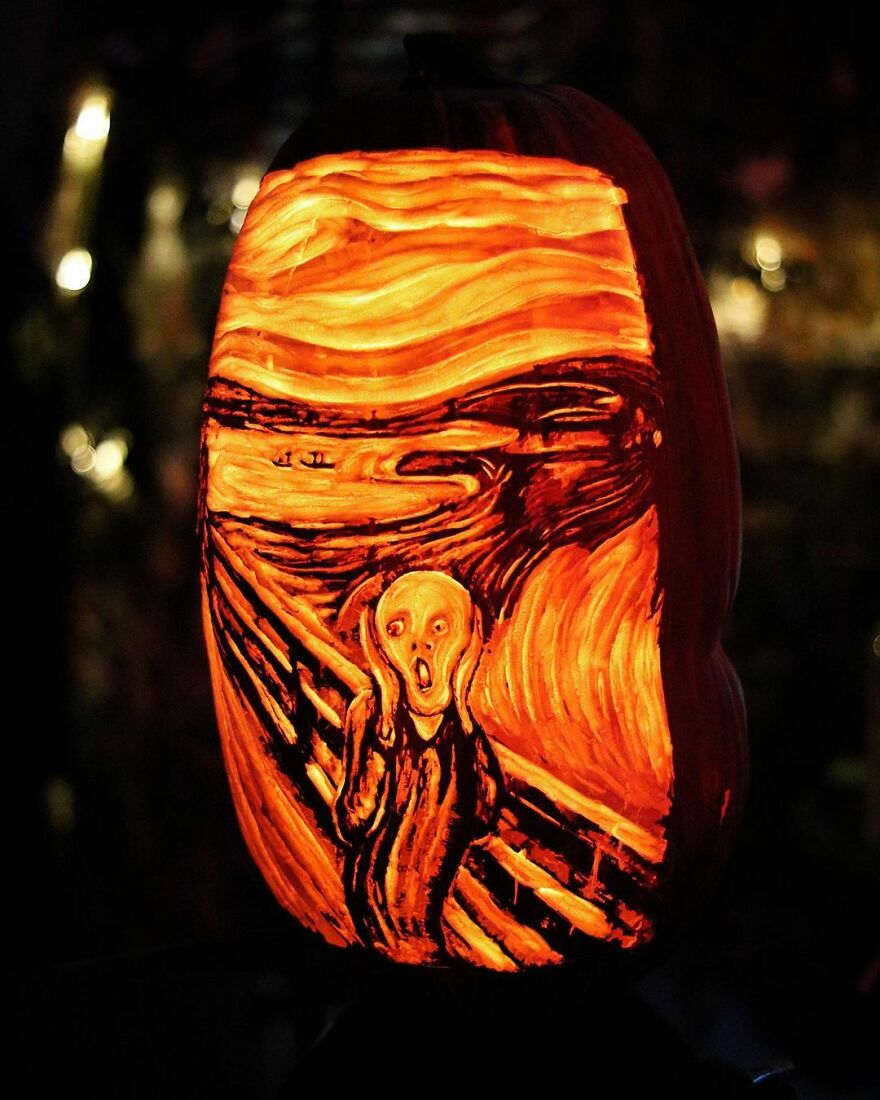 This Artist Takes Pumpkin Carving To Another Level And It's Scarily Good