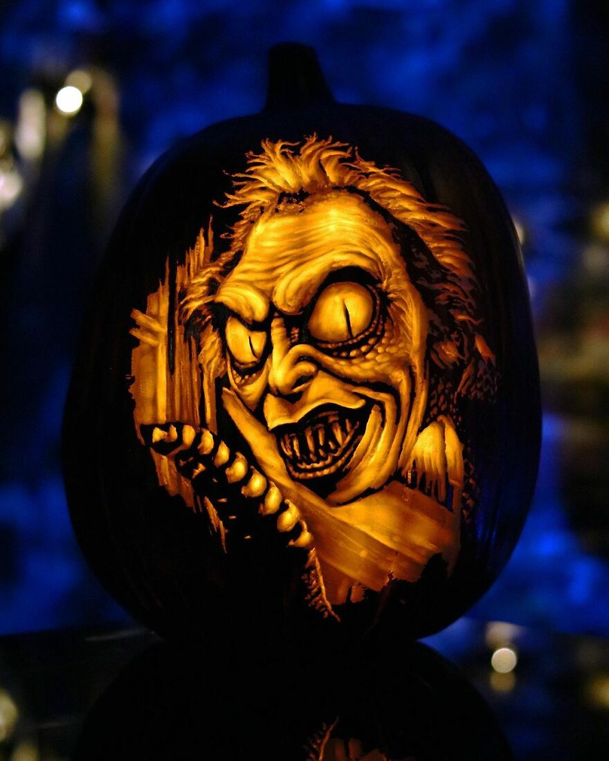 This Artist Takes Pumpkin Carving To Another Level And It's Scarily Good