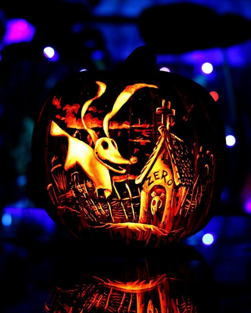 This Artist Takes Pumpkin Carving To Another Level And It's Scarily Good