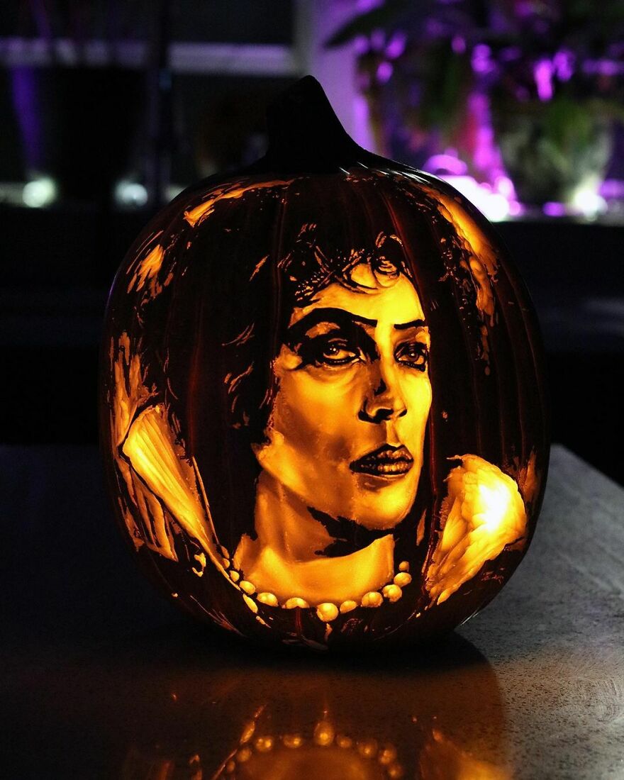 This Artist Takes Pumpkin Carving To Another Level And It's Scarily Good