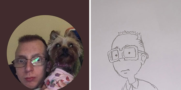 This Guy Is Trolling His Followers By Drawing Their Avatars And They Approve Of The Result