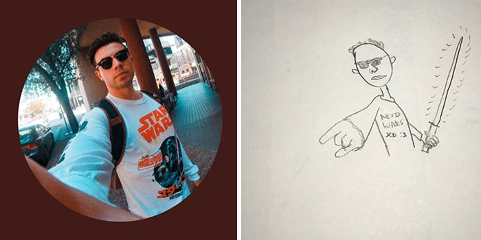 This Guy Is Trolling His Followers By Drawing Their Avatars And They Approve Of The Result