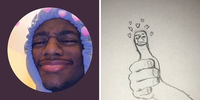 This Guy Is Trolling His Followers By Drawing Their Avatars And They Approve Of The Result