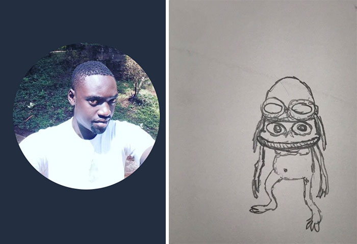 This Guy Is Trolling His Followers By Drawing Their Avatars And They Approve Of The Result