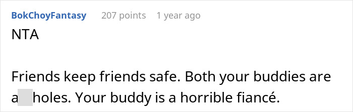 Guy Is Told Off By His Friend For Taking His Drunk Fianc&eacute;e Home Instead Of Calling An Uber For Her