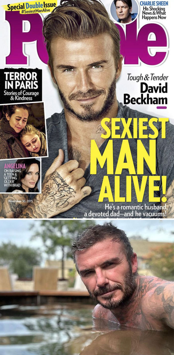David Beckham, el hombre más sexi del 2015