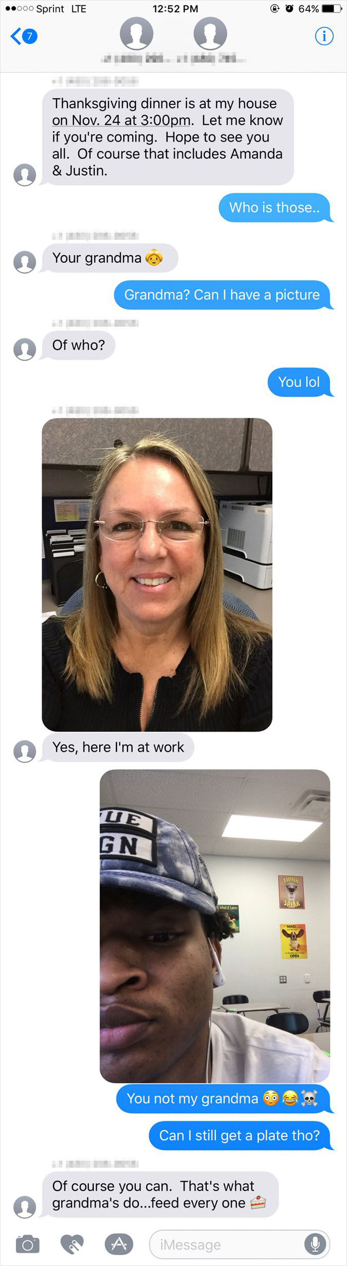 Grandma And ‘Stranger’ Shared 7th Thanksgiving Together After She Accidentally Sent Him An Invitation Years Ago Grandma And ‘Stranger’ Shared 7th Thanksgiving Together After She Accidentally Sent Him An Invitation Years Ago