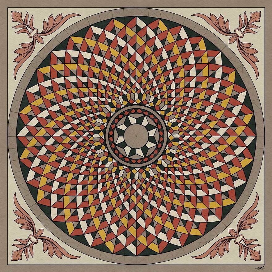 Recreation Of A Byzantine Mozaic