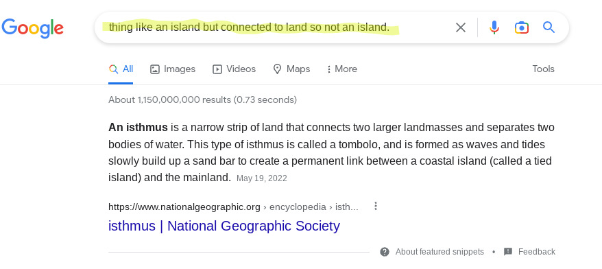 Times That You Forgot What It Was Called. (So You Asked Google)