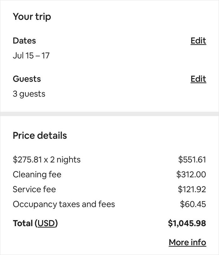 Airbnb Fees