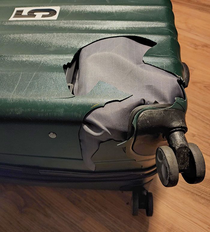 Checked Bag Damaged In Transit