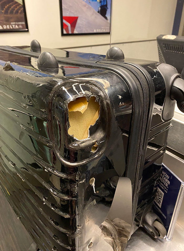 Damaged Bag, Will Delta Compensate? This Is The Pic I Took As Soon As It Came Off The Carousel