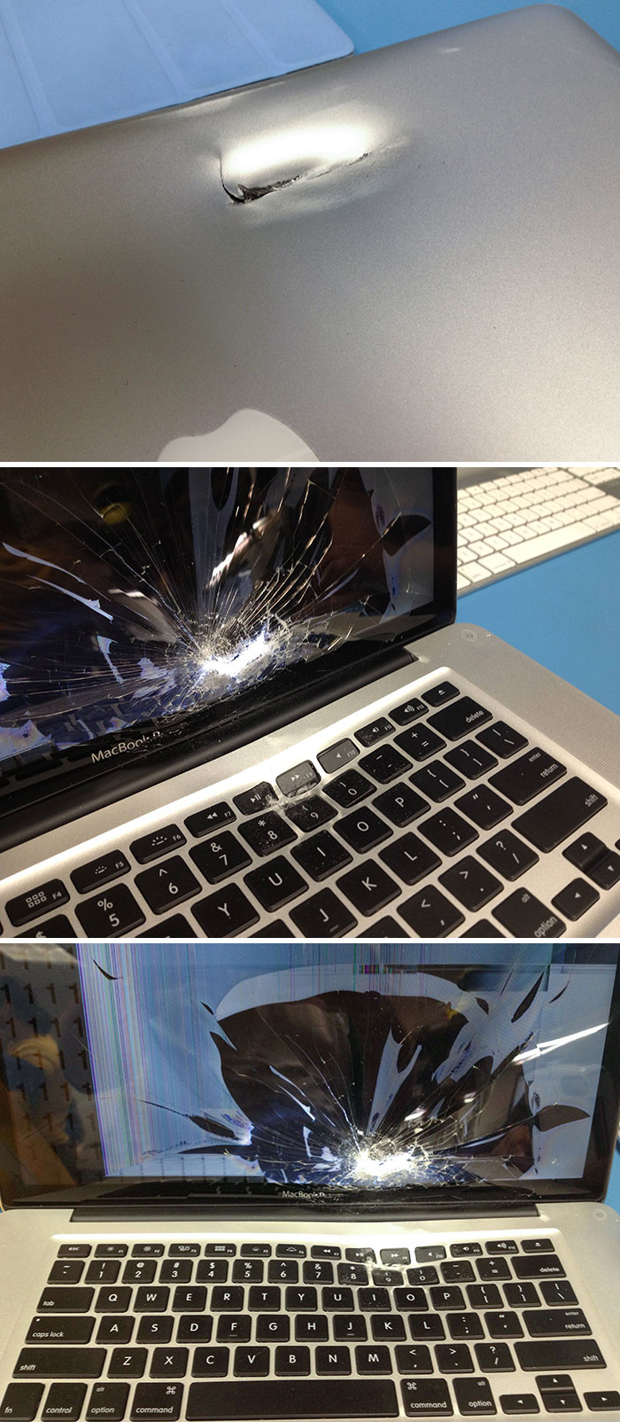 Airport Forklift Went Through Pelican Case And 2 Computers Inside