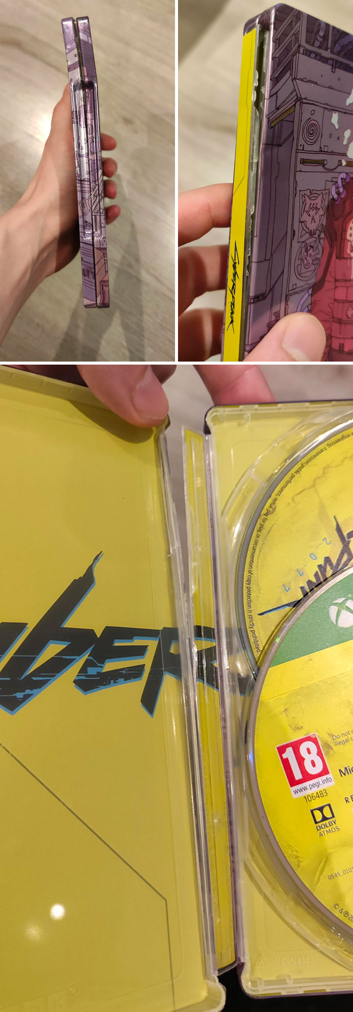 Thank You, Airport Staff, For Crushing My Luggage Enough To Ruin My Steelbook Case. At Least The Discs Were Not Harmed